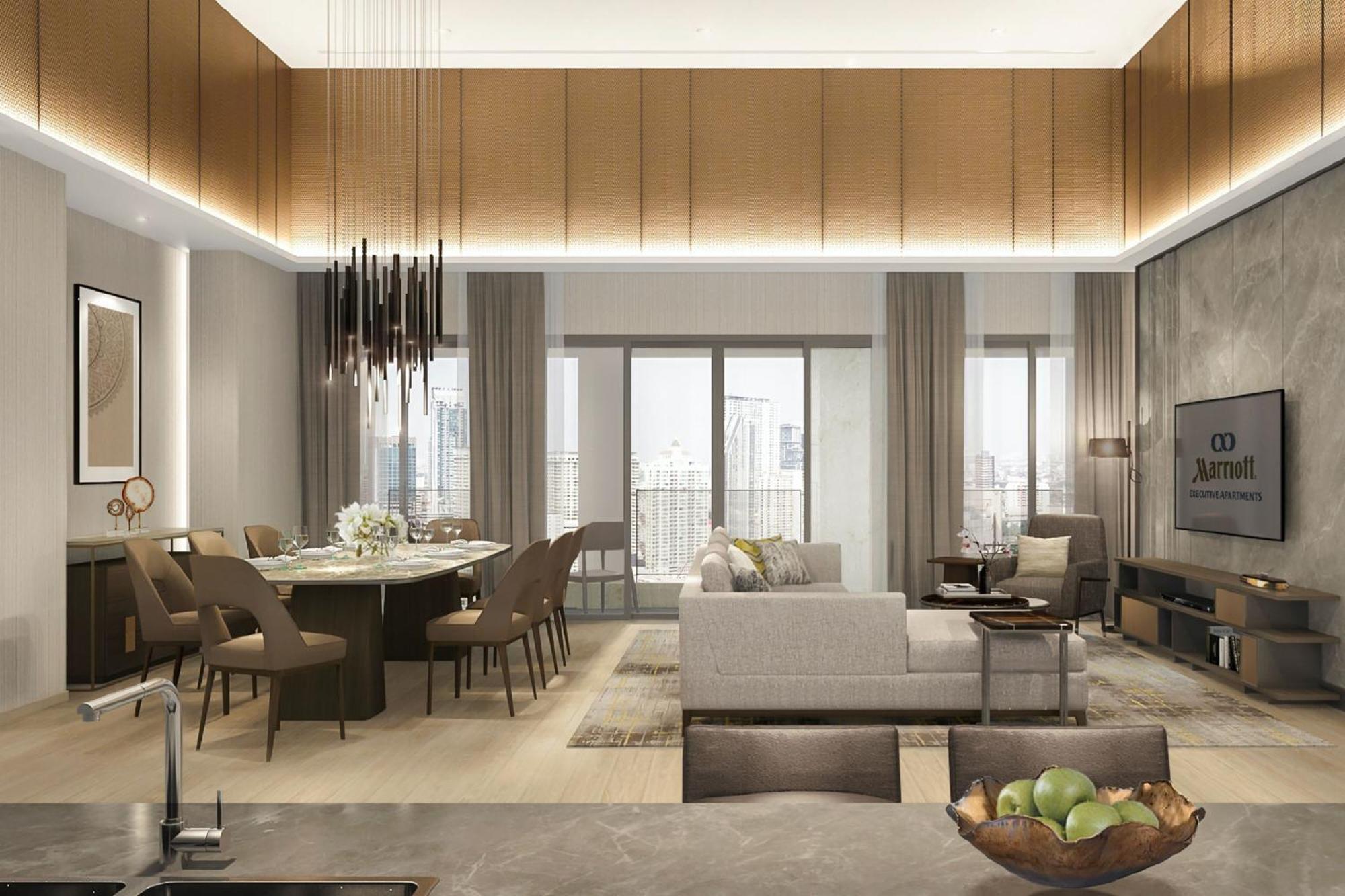 Marriott Executive Apartments, Bangkok Townhall Sukhumvit エクステリア 写真